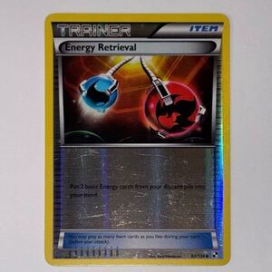 POKEMON CARD: HOLO Energy Retrieval #92/114 (Pokemon Black & White)